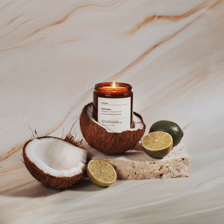 Coconut Scented Candle | Scented Candle | MOVINKA