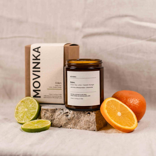 Orange Blossom Candle | Amber Candles | MOVINKA