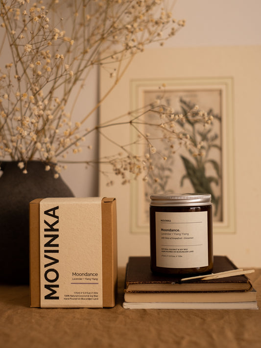 Grapefruit Scented Candles | Grapefruit Soy Candle | MOVINKA